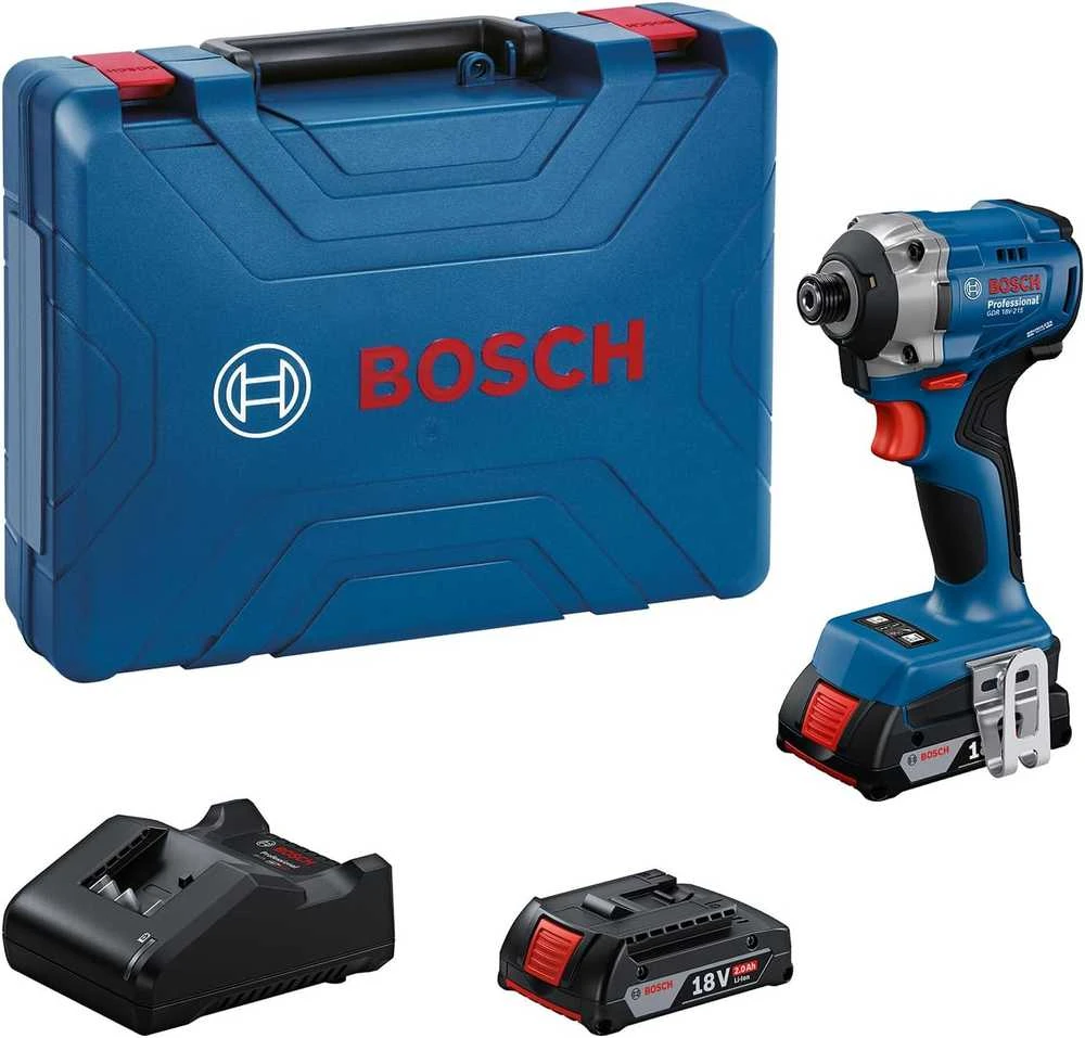 Bosch GDR 18V-215, 2x2.0Ah GBA, GAL 18V-20; CC
