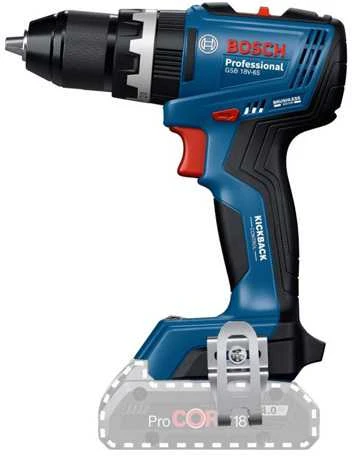 Bosch GSB 18V-65 gręžtuvas su metaliniu diržo laikikliu