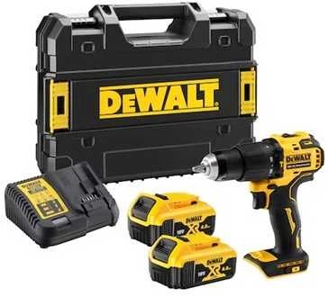 Smūginis gręžtuvas/suktuvas Dewalt 18V 65Nm 2x4.0Ah DCD709M2T