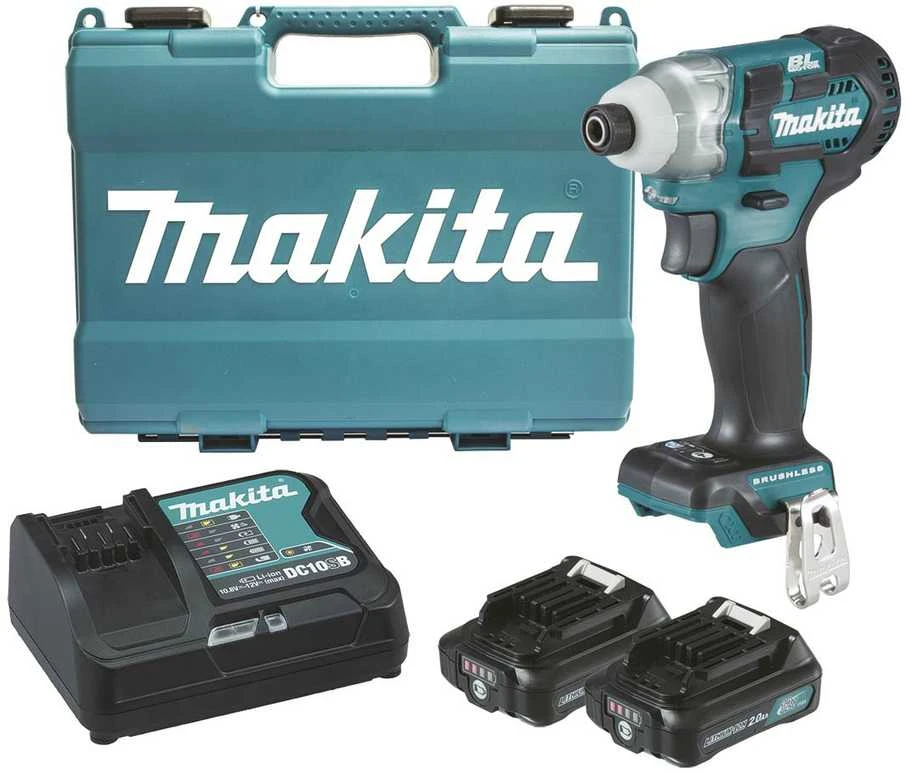 MAKITA IMPACT Vairuotojas 10.8V 135Nm 2x2.0Ah LI-ION BLDC TD111DSAE