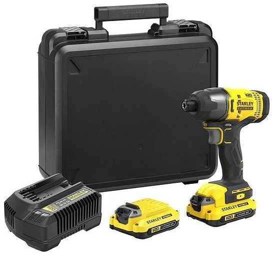Stanley V20 smūginis suktuvas su priedų komplektu