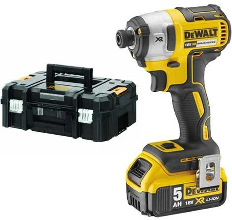 Dewalt Smūginis suktuvas DCF887P2, 18 V (2 x 5Ah) Li-ion XR, bešepetėlinis