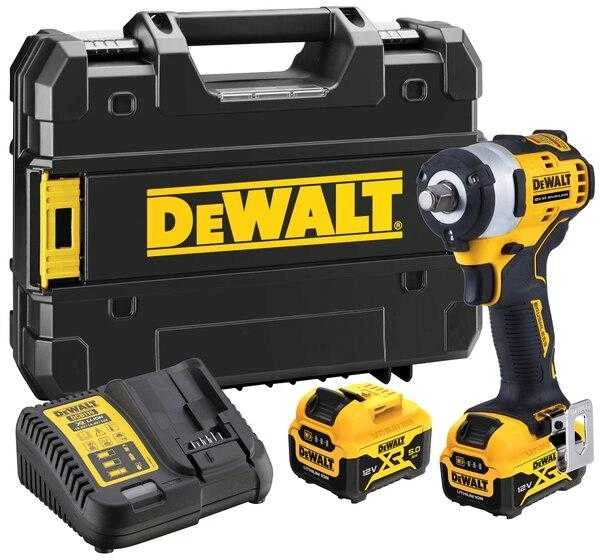 De Walt DEWALT Smūginis veržliasukis 1/2" 12V 1x5,0Ah DCF901P1