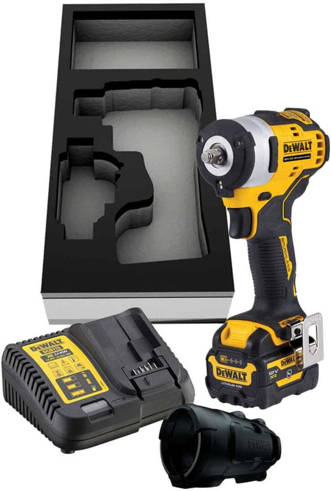 Akumuliatorinis smūginis veržliasukis Dewalt 12v xr klucz ud. 3/8 1x5ah gfn