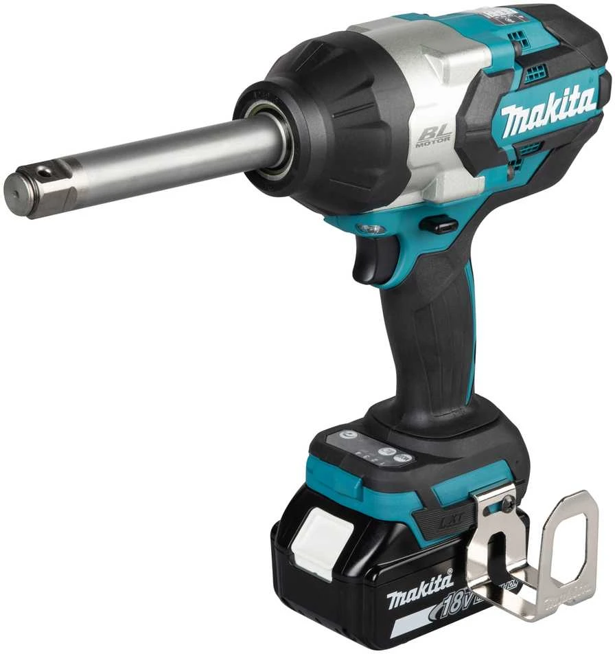 Makita DTW1005Z Akumuliatorinis smūginis veržliasukis 18V, 1360 Nm, 3/4" ilgas, LED, BL-M, Be akumuliatorių ir kroviklio!