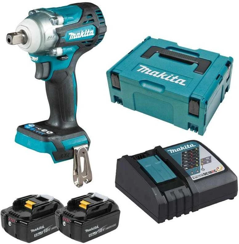 Smūginis veržliasukis Makita DTW301RTJ; 18 V; 2x5,0 Ah akum.