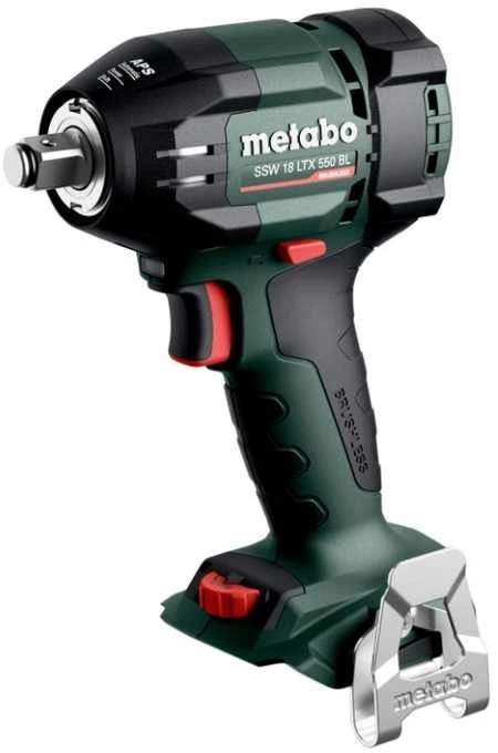 Smūginis veržliasūkis Metabo SSW 18 LTX 550 BL; 18 V (be akumuliatoriaus ir pakrovėjo)