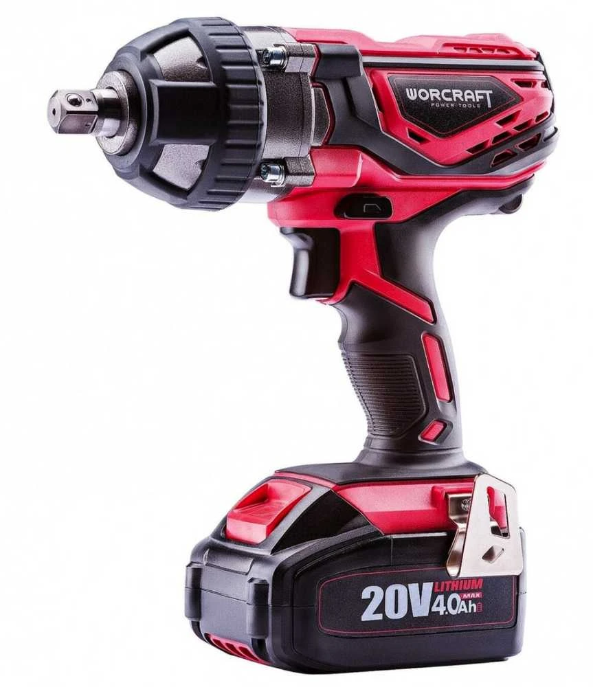 Akumuliatorinis smūginis veržliasukis Worcraft 20V LI-ION
