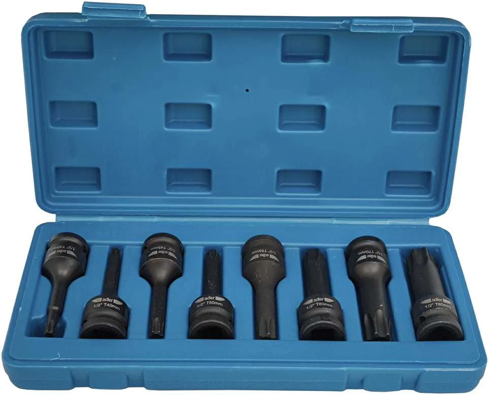 ADLER Rinkinys NASADEK UDAROWYCH TORX 1/2" AD-08T