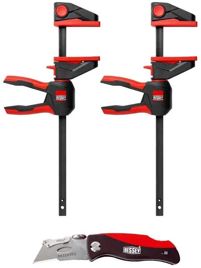 Spaustuvų su pasukama rankena rinkinys BESSEY 300/80 su peiliu DBKPH-EU