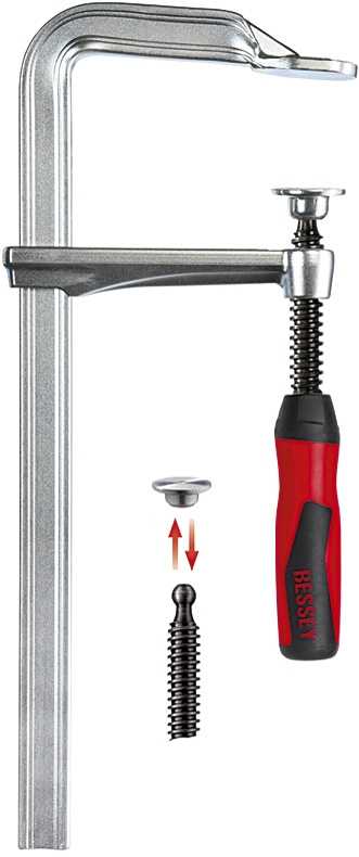 Spaustuvas Bessey GZ122K; 120 mm