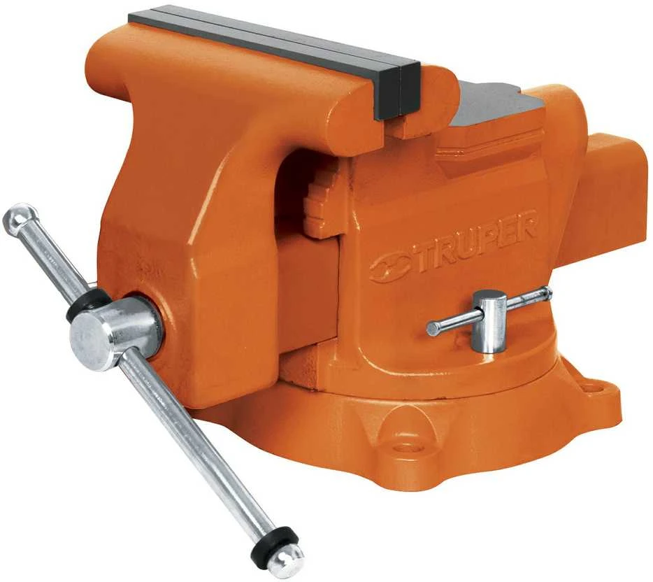 Šaltkalvio spaustuvai, HEAVY DUTY 200mm 30kg. 360° pasukamas. Truper®