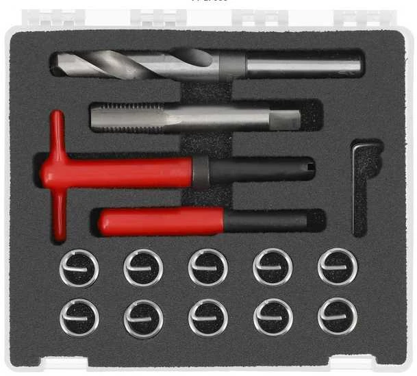 Sriegiklių ir sriegpjovių rinkinys Yato YT-17688; M16x2,0 mm; 15 vnt.