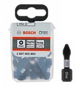 Bosch Suktuvo antgaliai PH2 25 vnt./ Impact, L=25mm