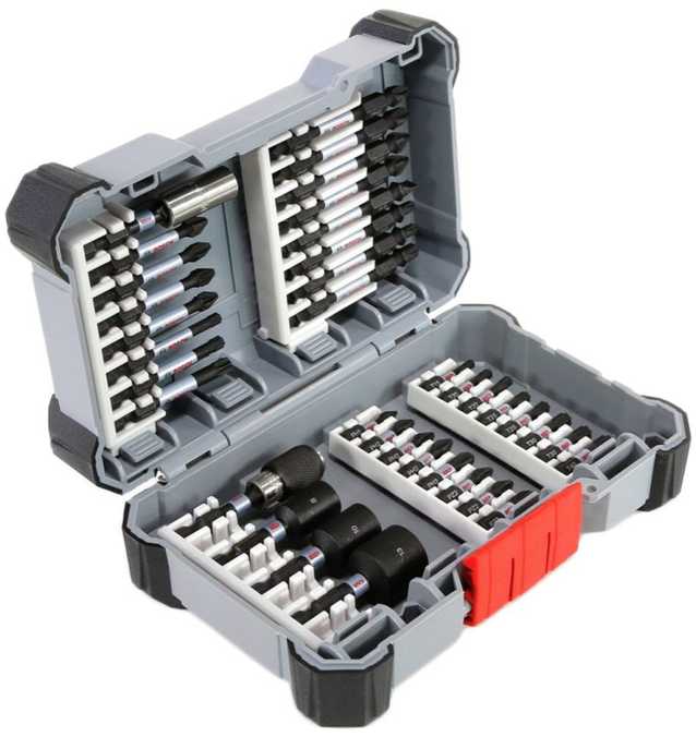 Bosch 36 dalių smūginių antgalių komplektas Impact Control PICK&CLICK