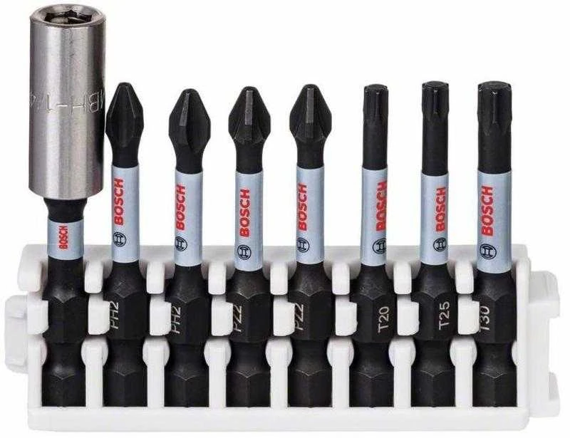 Bosch 8 dalių antgalių kompl. L=50mm, Impact Control