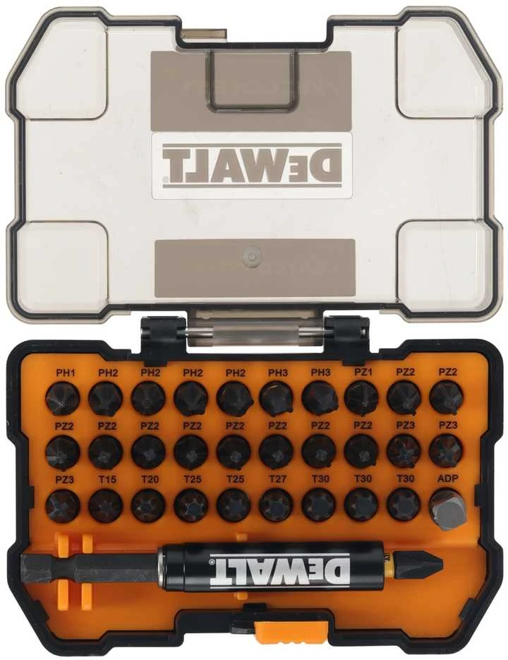 Sukimo antgalių komplektas DeWalt DT70900T; 32 vnt.