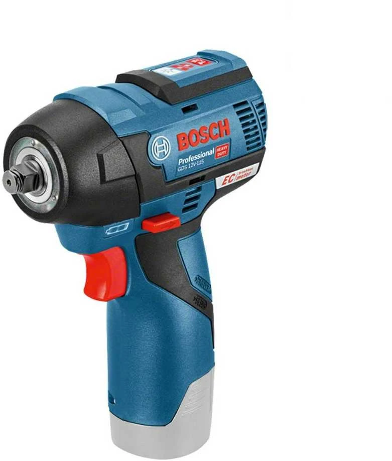 Bosch Akumuliatorinis smūginis veržliasukis GDS 12V-115, be akumuliatoriaus ir kroviklio