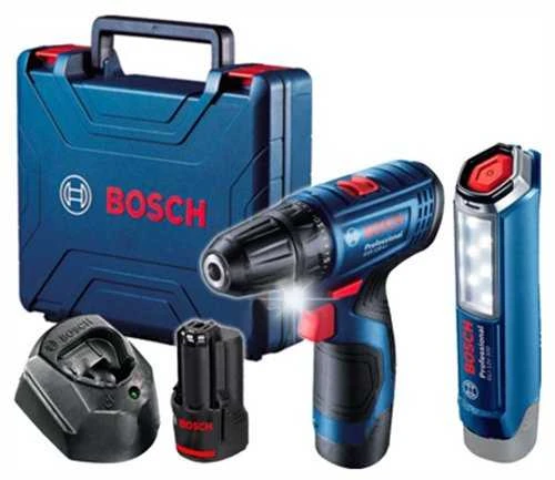 Bosch suktuvas-gręžtuvas su priedų komplektu