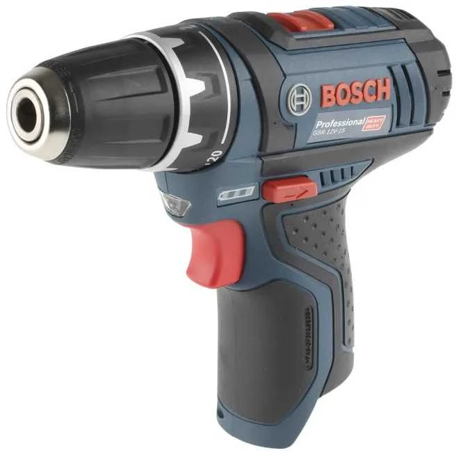 Bosch Akumuliatorinis suktuvas gręžtuvas GSR 12V-15 be akumuliatoriaus ir kroviklio