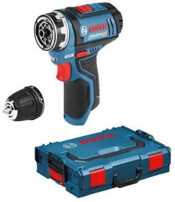 Bosch Akumuliatorinis gręžtuvas-suktuvas GSR 12V-15 FC, GFA 12-B