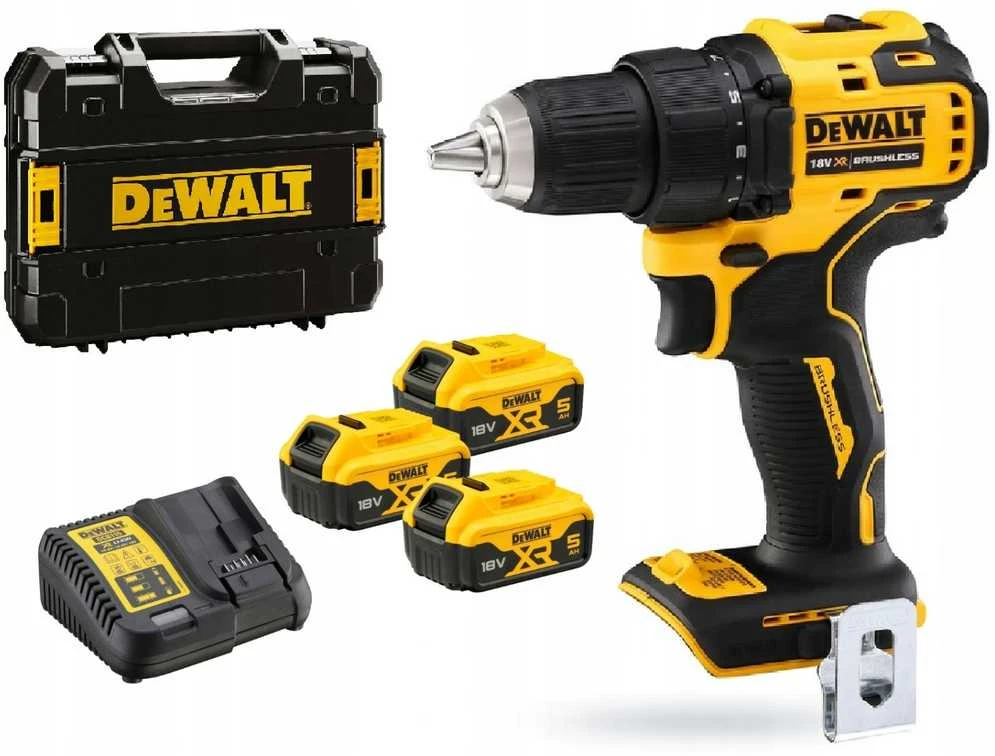 Suktuvas-gręžtuvas DeWalt DCD708P3T-QW; 18 V; 3x5,0 Ah akum.