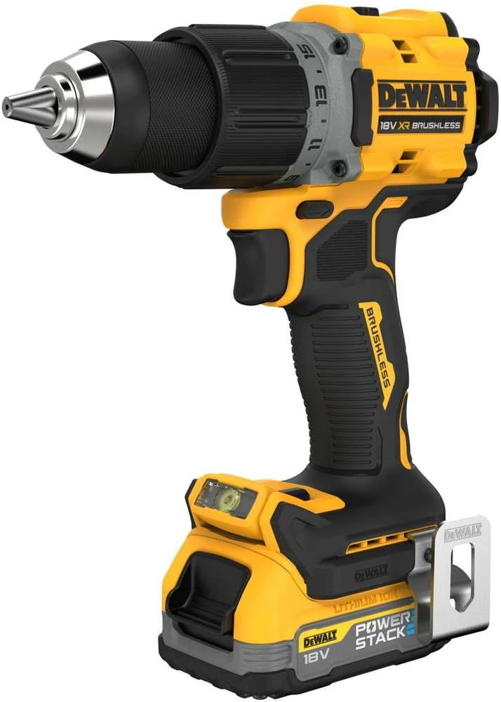 Dewalt akumuliatorinis suktuvas gręžtuvas DCD800E2T 18V, 2x1,7Ah Powerstack akumuliatoriai