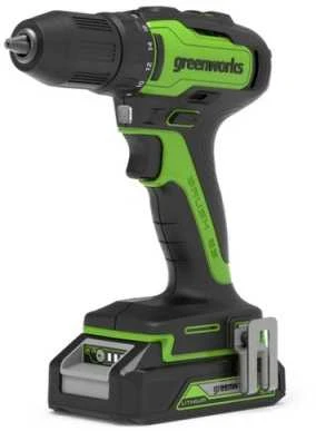 Suktuvas-gręžtuvas Greenworks GD24DD35K2; 24 V; 1x2,0 Ah akum.