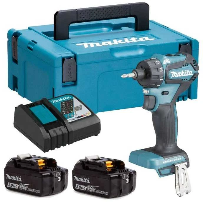 Makita 18V suktuvas su lagaminu ir dviem akumuliatoriais