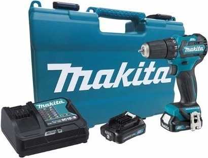 Suktuvas-gręžtuvas Makita DF332DSAE; 12 V; 2x2,0 Ah akum.