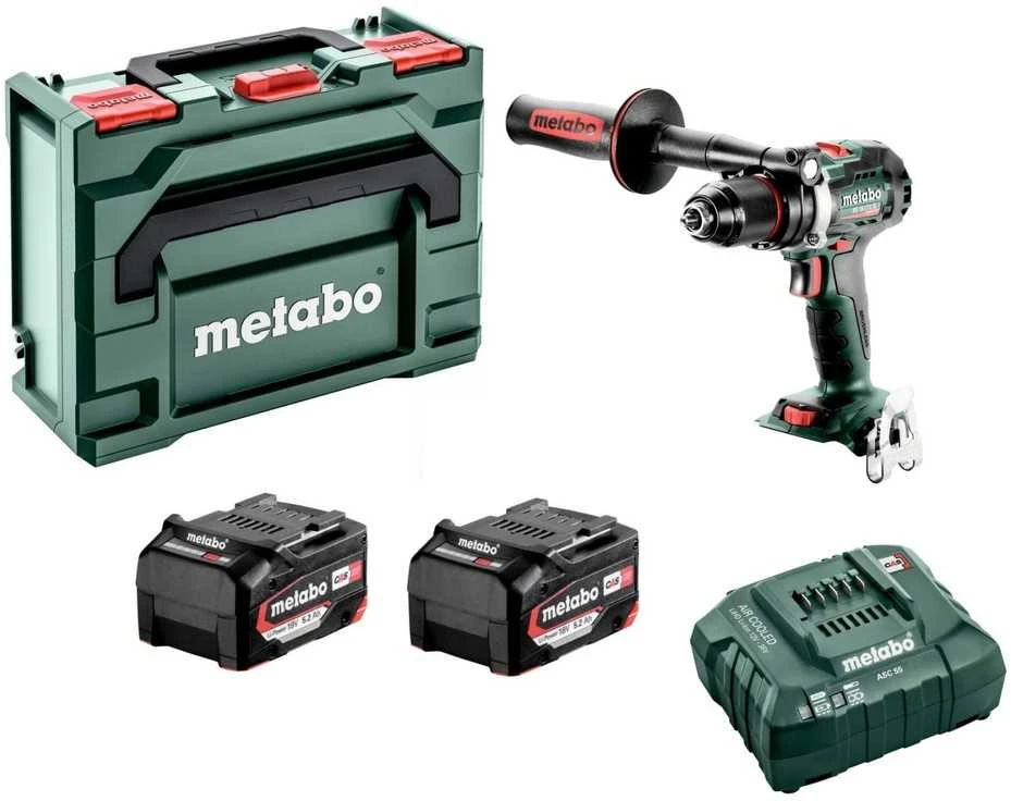 METABO.suktuvas BS 18 LTX BL I 130/65Nm 2x5,0Ah
