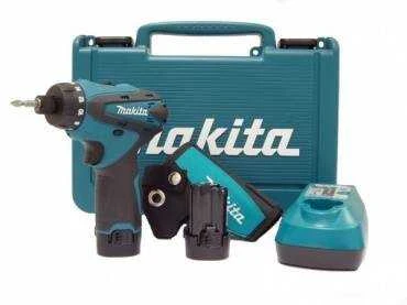 Suktuvas Makita DF030DWE; 10,8 V; 2x1,3 Ah akum.