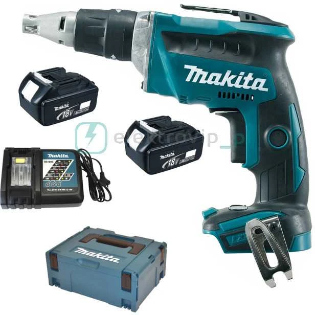 Akumuliatorinis suktuvas Makita DFS452RFE su priedų komplektu
