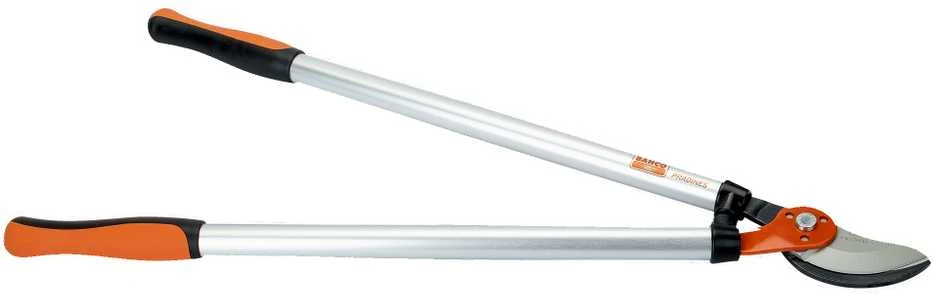Bahco EXPERT Šakų žirklės prasilenkiančiais ašmenimis. Super lengvos aliuminio rankenos. Guminiai amortizatoriai. Bendras ilgis 600 mm. Kerpa iki 40 mm šakas