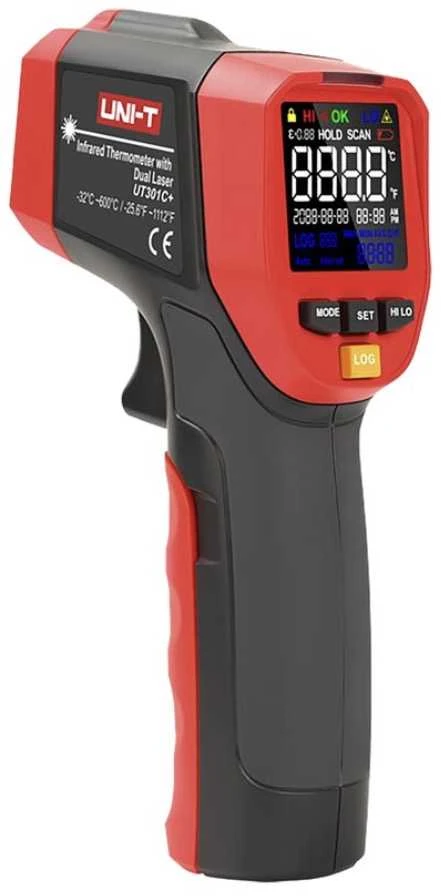 Infraraudonųjų spindulių termometras -20°C iki 400°C UT300A+ UNI-T