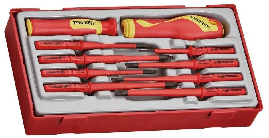 TengTools Atsuktuvų komplektas Teng Tools TTV710N; 10 vnt.