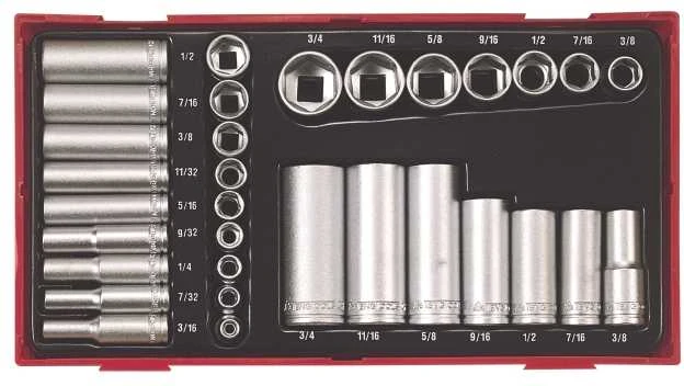 TengTools Galvučių komplektas Teng Tools TTAF32; 32 vnt.
