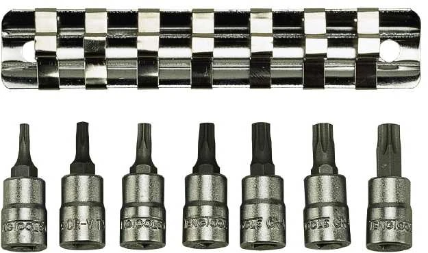 TengTools Galvučių komplektas Teng Tools M1408TX; TX; 7 vnt.