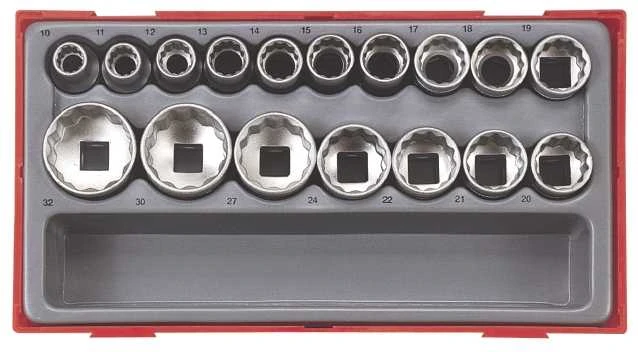 TengTools Galvučių komplektas Teng Tools TT1217; 17 vnt.