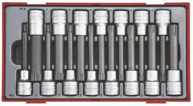 TengTools Galvučių su antgaliais komplektas Teng Tools TTRS15; 15 vnt.