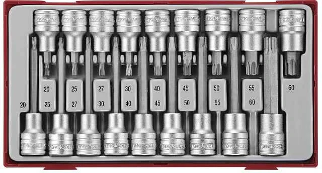 TengTools Galvučių su antgaliais rinkinys Teng Tools TTTX18; vnt.