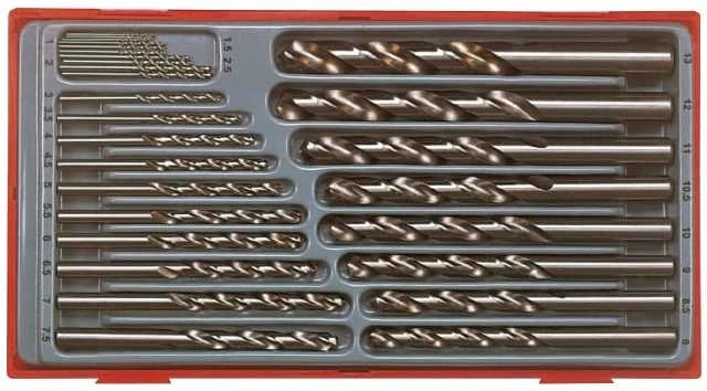 Grąžtas TengTools Grąžtų komplektas Teng Tools TTDB028; 28 vnt.
