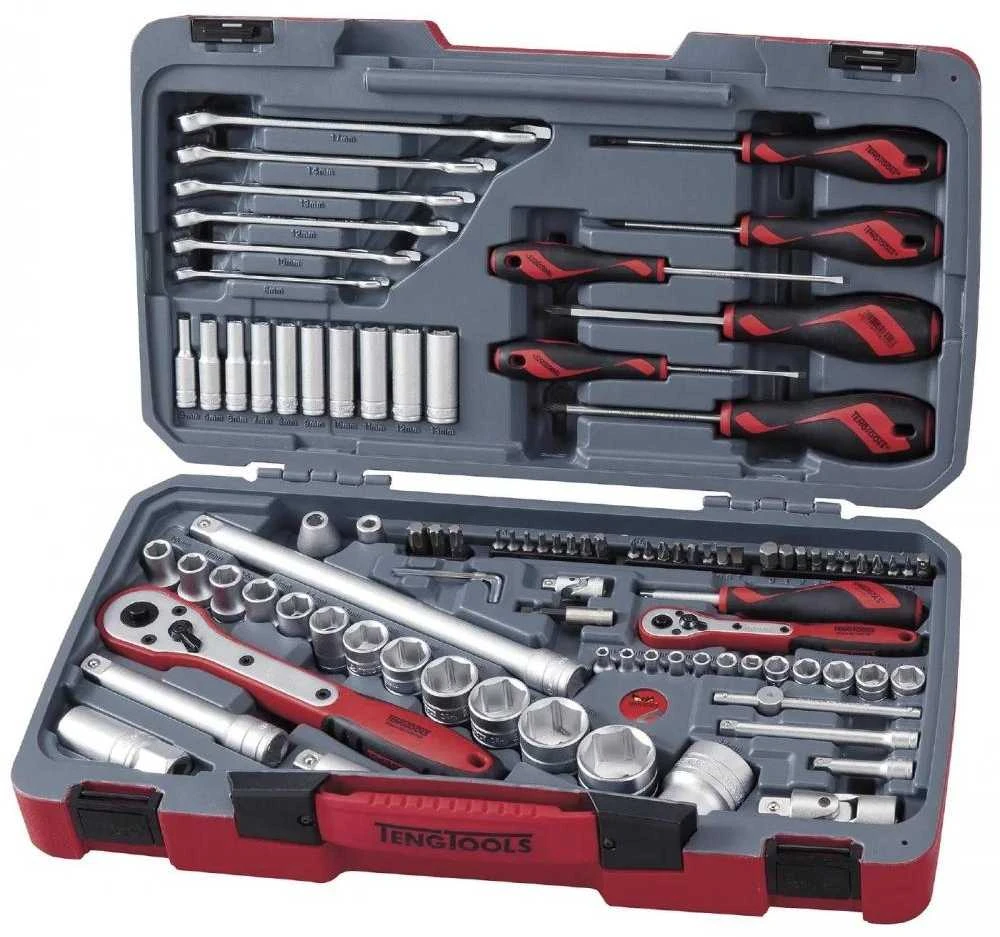 TengTools Įrankių komplektas Teng Tools TM095; 1/4''; 1/2''; 95 vnt.