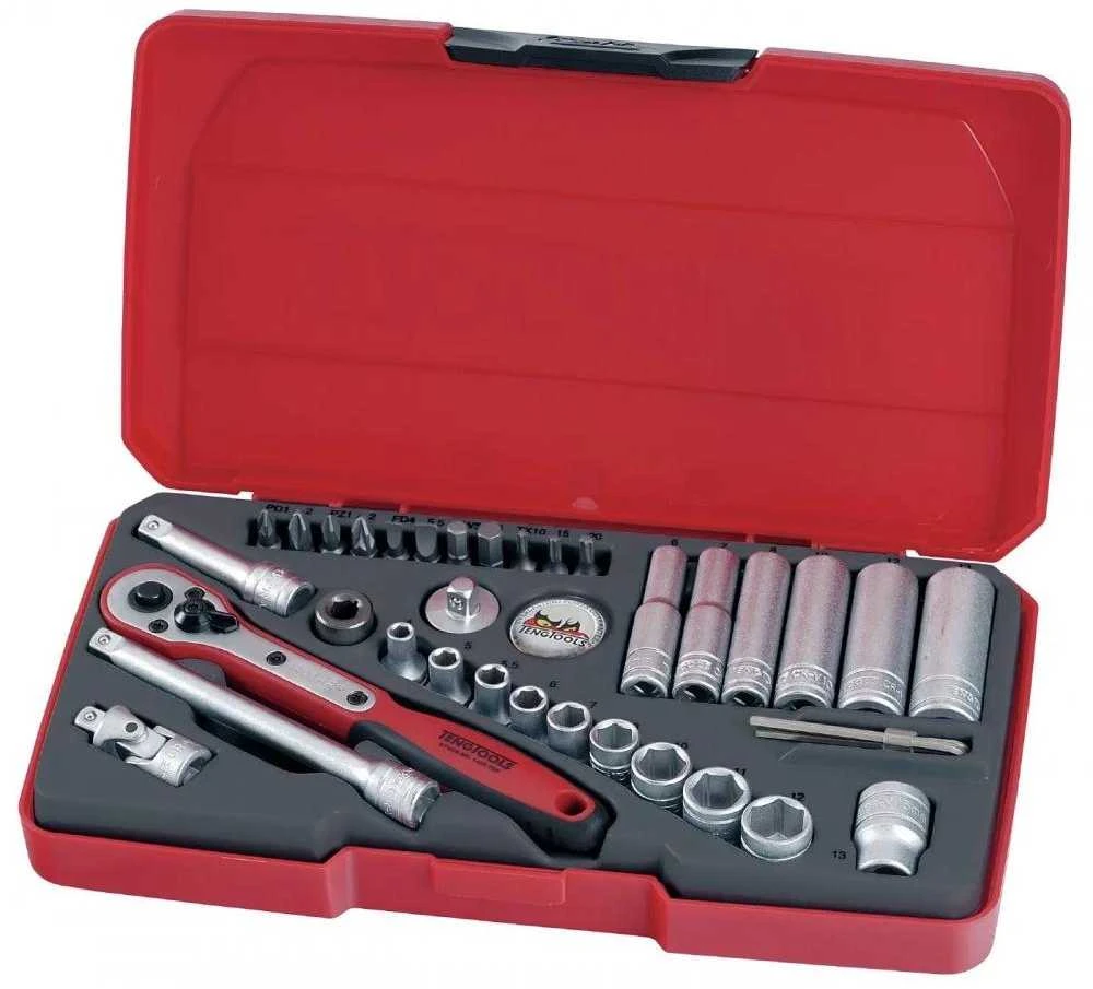 TengTools Įrankių komplektas Teng Tools T1436; 1/4''; 36 vnt.