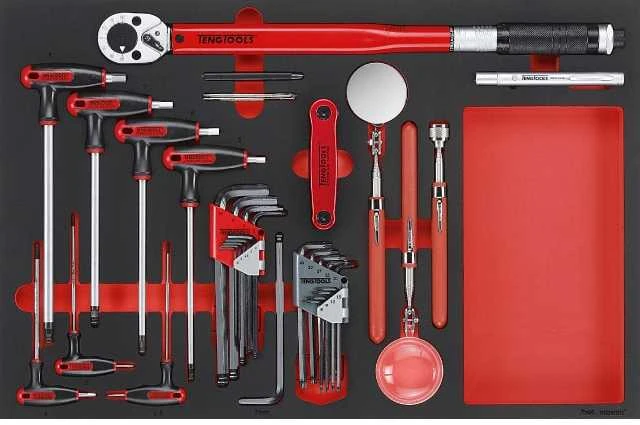 TengTools Įrankių komplektas Teng Tools TTEX17; EVA; 17 vnt.
