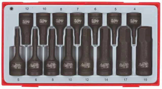 TengTools Smūginių sukimo antgalių rinkinys Teng Tools TT9015HX; 15 vnt.