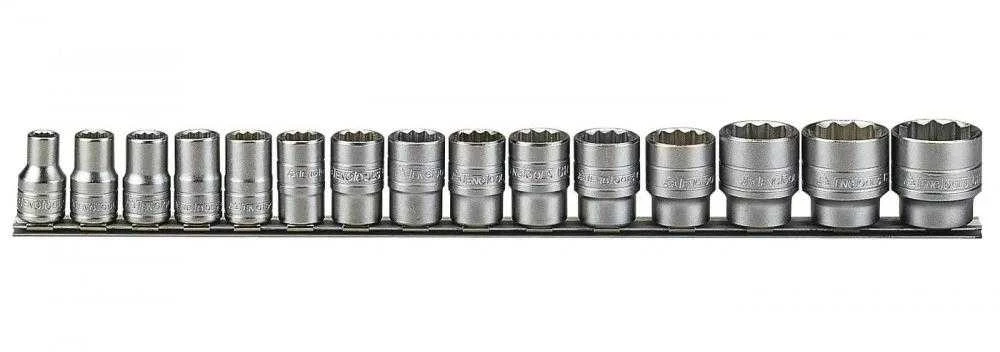 TengTools Sukimo galvučių komplektas Teng Tools M1215AF; 1/2''; 15 vnt.