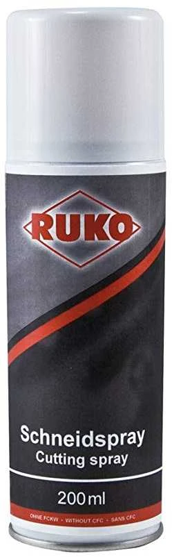 Purškiamas gręžimo ir pjovimo tepalas RUKO 200 ml.