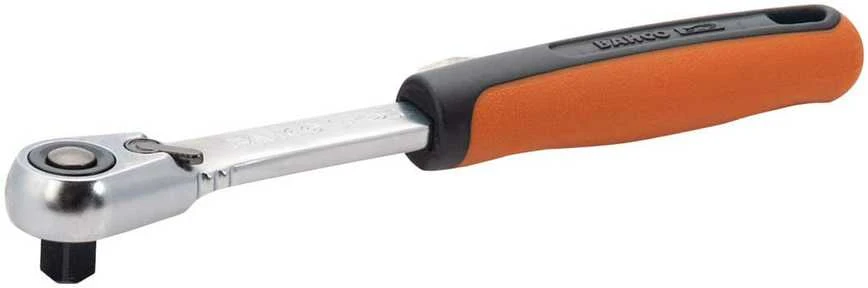 Bahco Terkšlytė reversinė 1/4", siauragalvė, 72 dantukai, ilgis 146mm