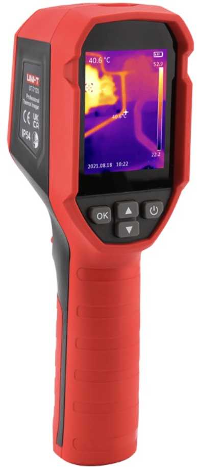 Uni-t Termovizorius 120x90, -20-400C, 50?×38?, 25Hz, 2.4' TFT LCD , UNIT